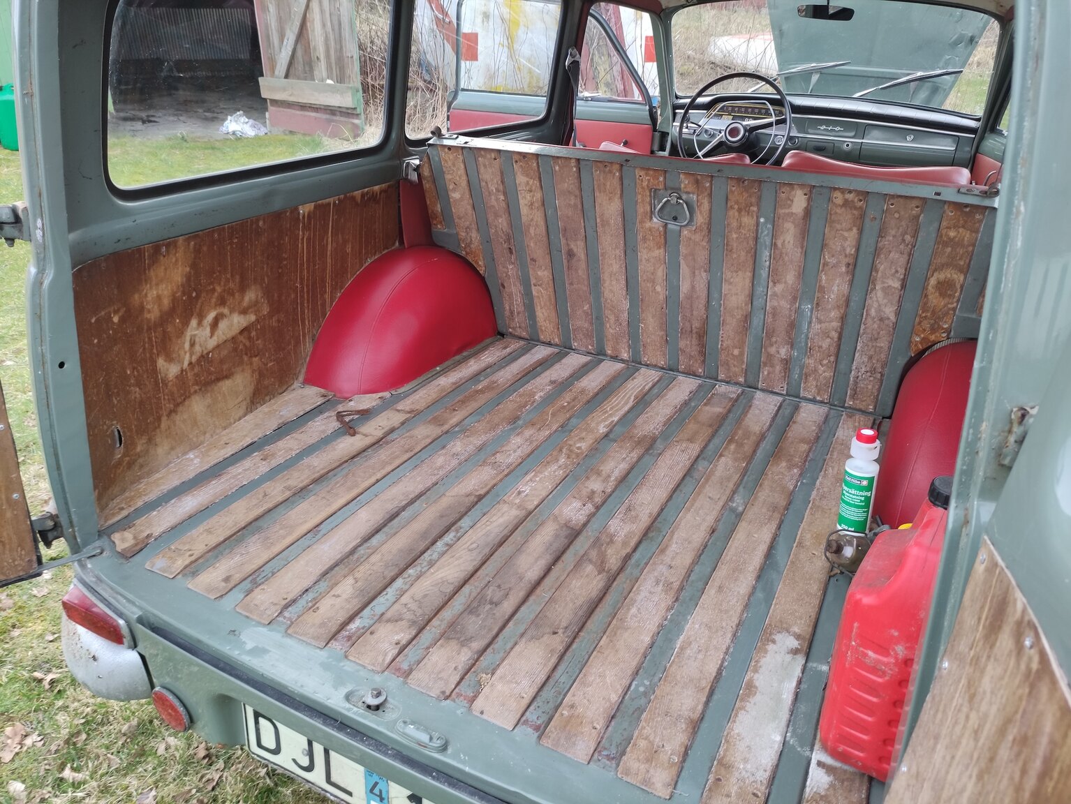 Interiörbild 1960 Volvo P210 Duett