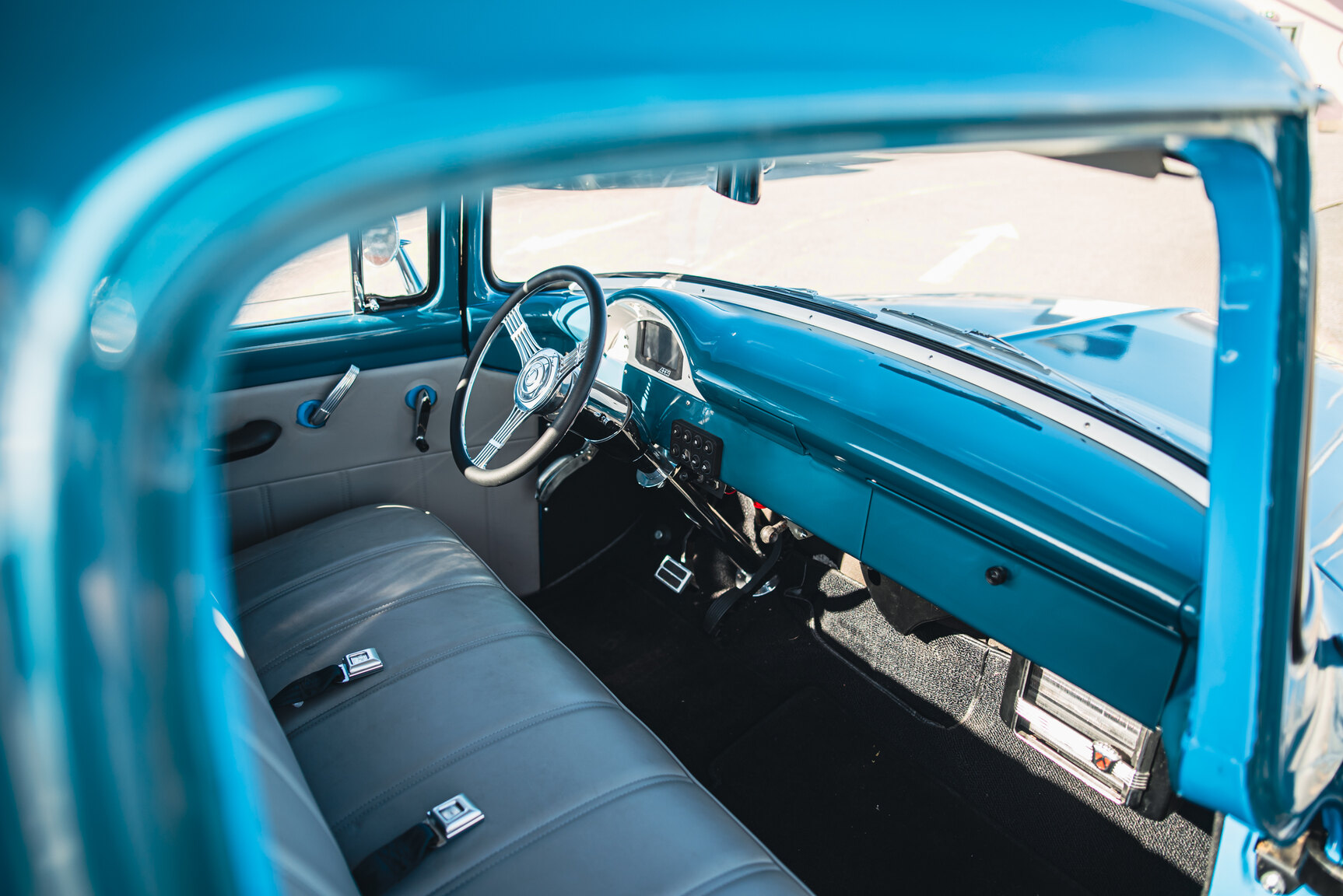 Interiörbild 1956 FORD F100 Electric