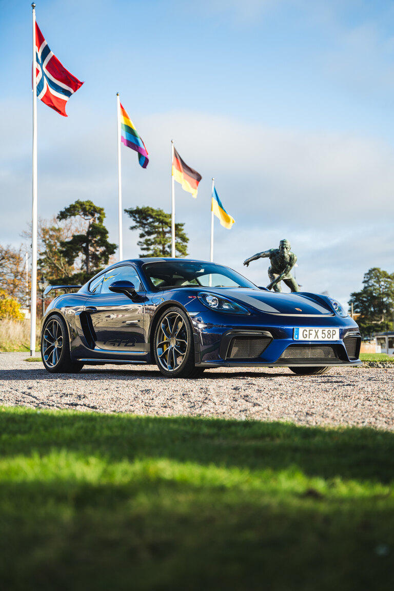 Exterior image of 2020 Porsche 718 Cayman GT4
