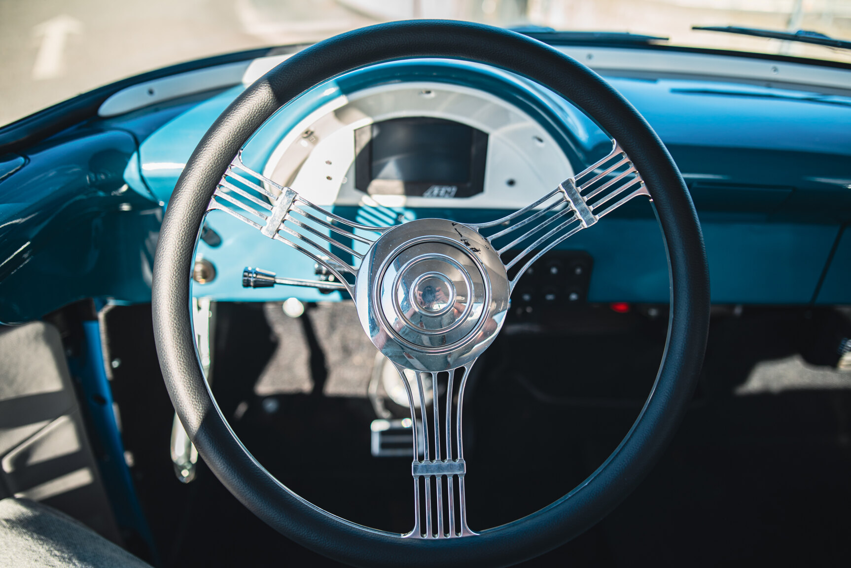 Interiörbild 1956 FORD F100 Electric