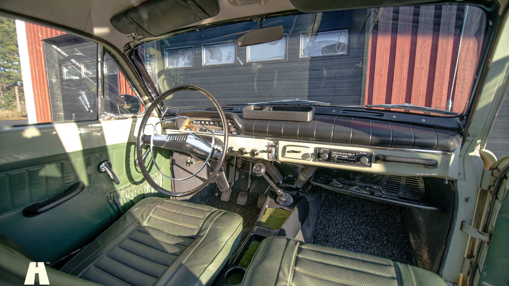 Interiörbild 1966 Volvo Amazon Sport