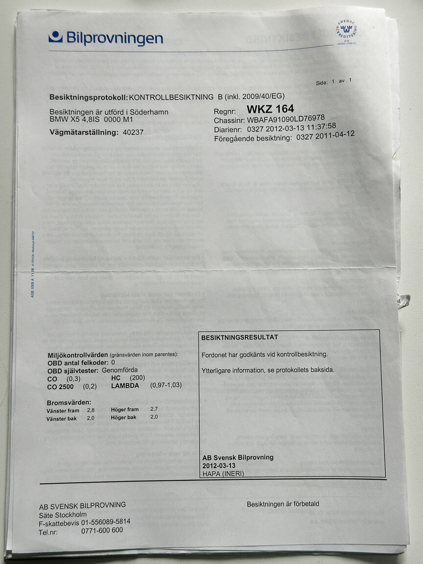 Documentation for 2005 BMW X5 4.8iS E53 LCI