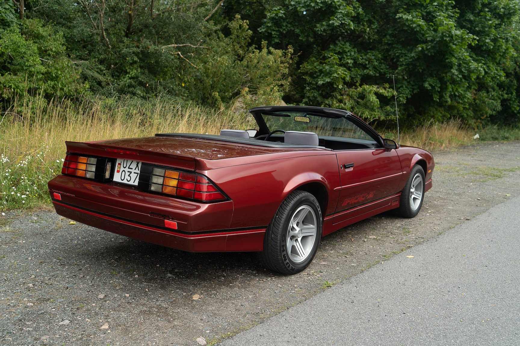 Exterior image of 1988 Chevrolet Camaro Z28 Iroc-Z Convertible