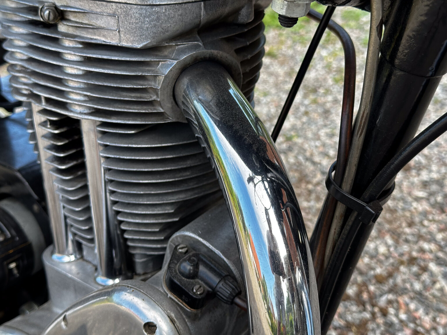 Image of 1952 AJS 16MS 350cc Matchless-replica mechanics