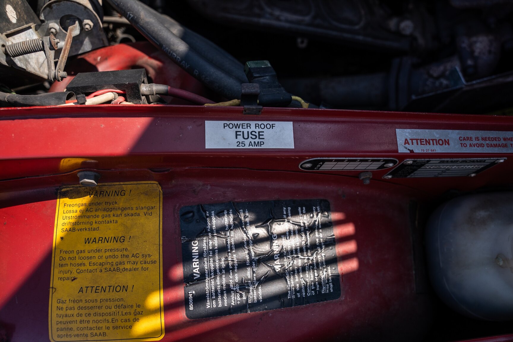 Image of 1988 Saab 900 Turbo Convertible mechanics