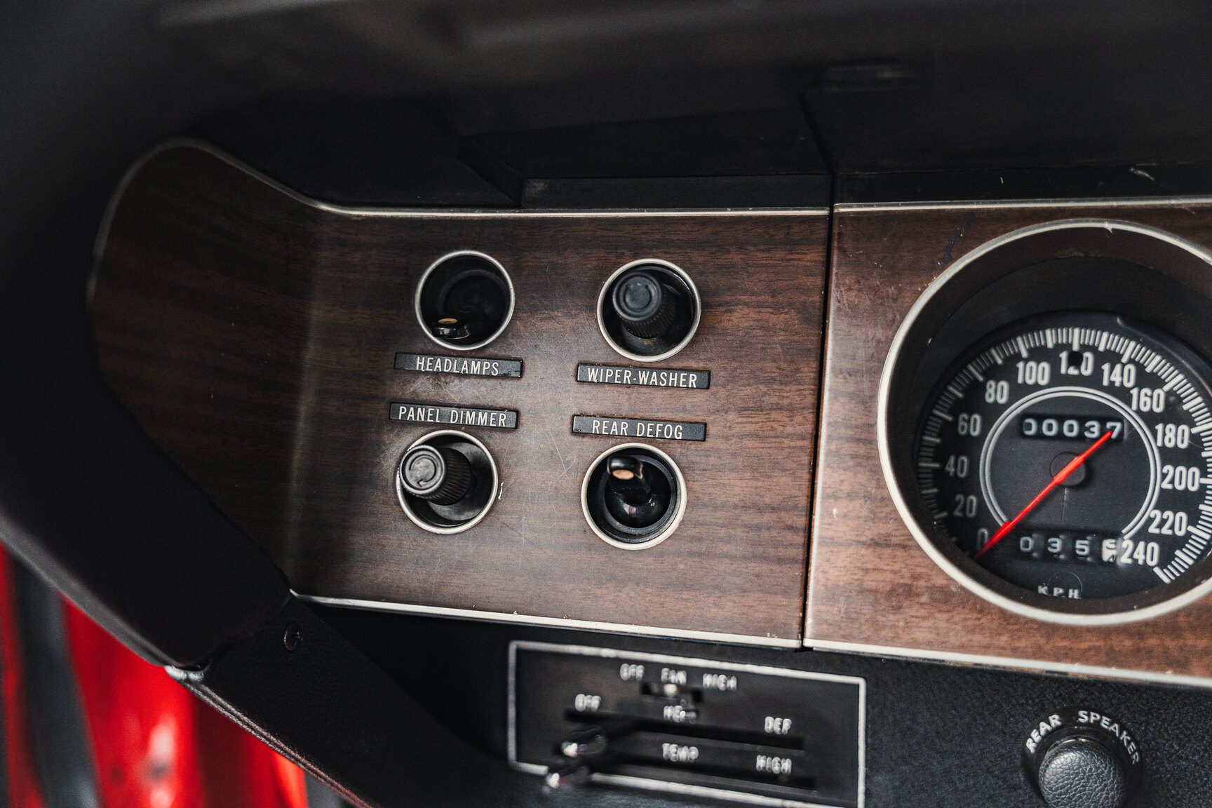 Interiörbild 1972 Plymouth Cuda 340