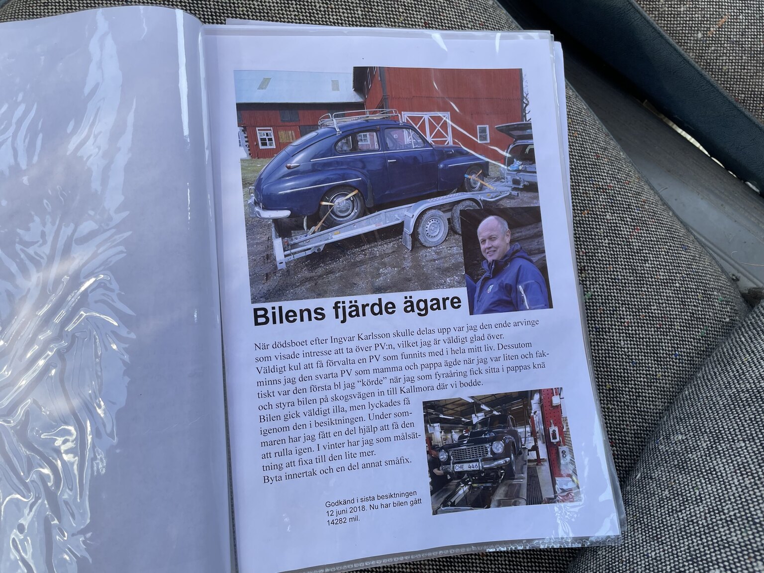 Documentation for 1956 Volvo PV 444