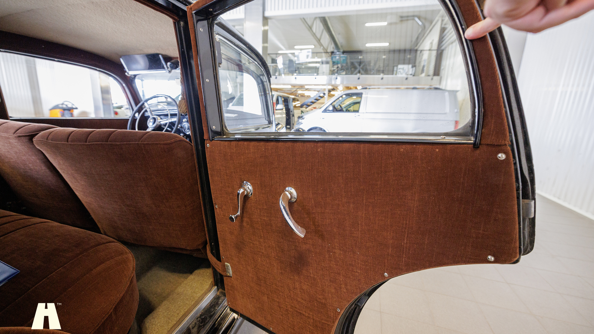 Interiörbild 1950 Mercedes Benz 170 va (60)