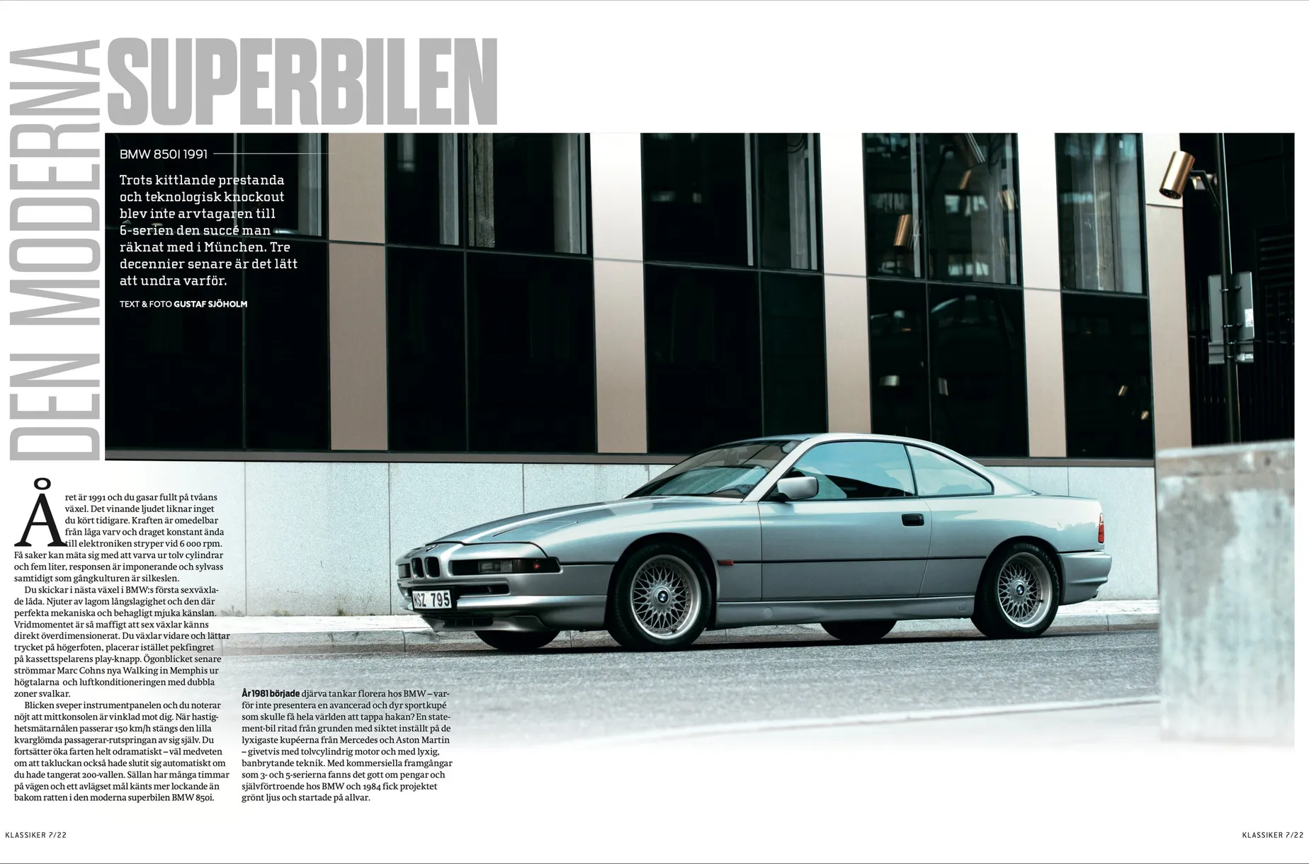 1991 BMW 850i 6-växlad manuell