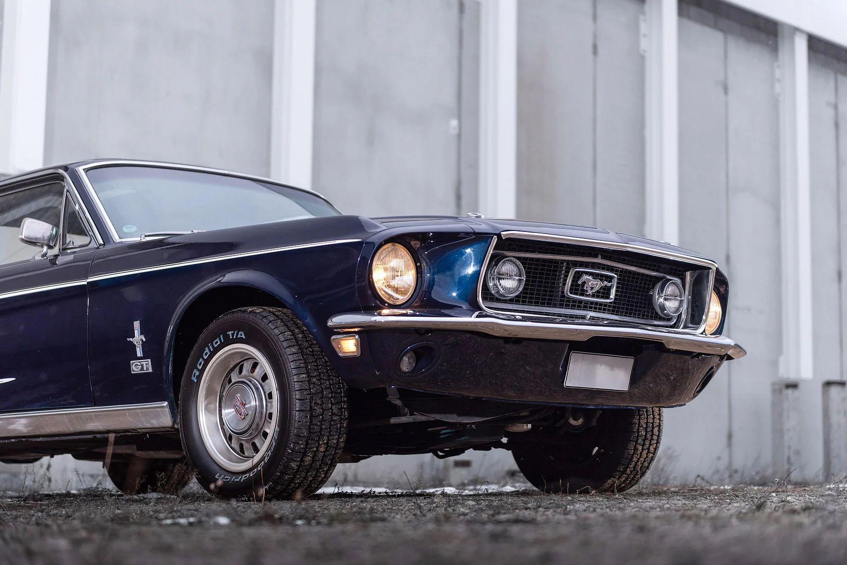 Exteriörbild på 1968 Ford Mustang GTA S-Code (9)