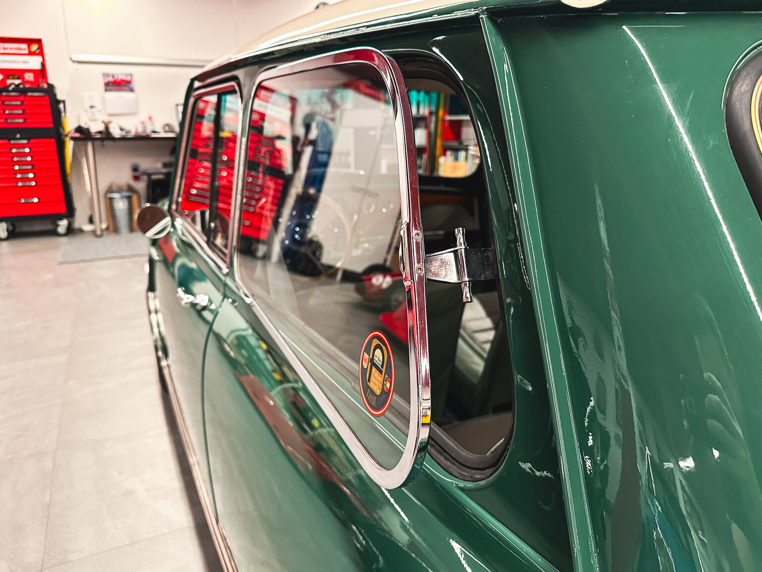 Exteriörbild på 1965 Austin Cooper