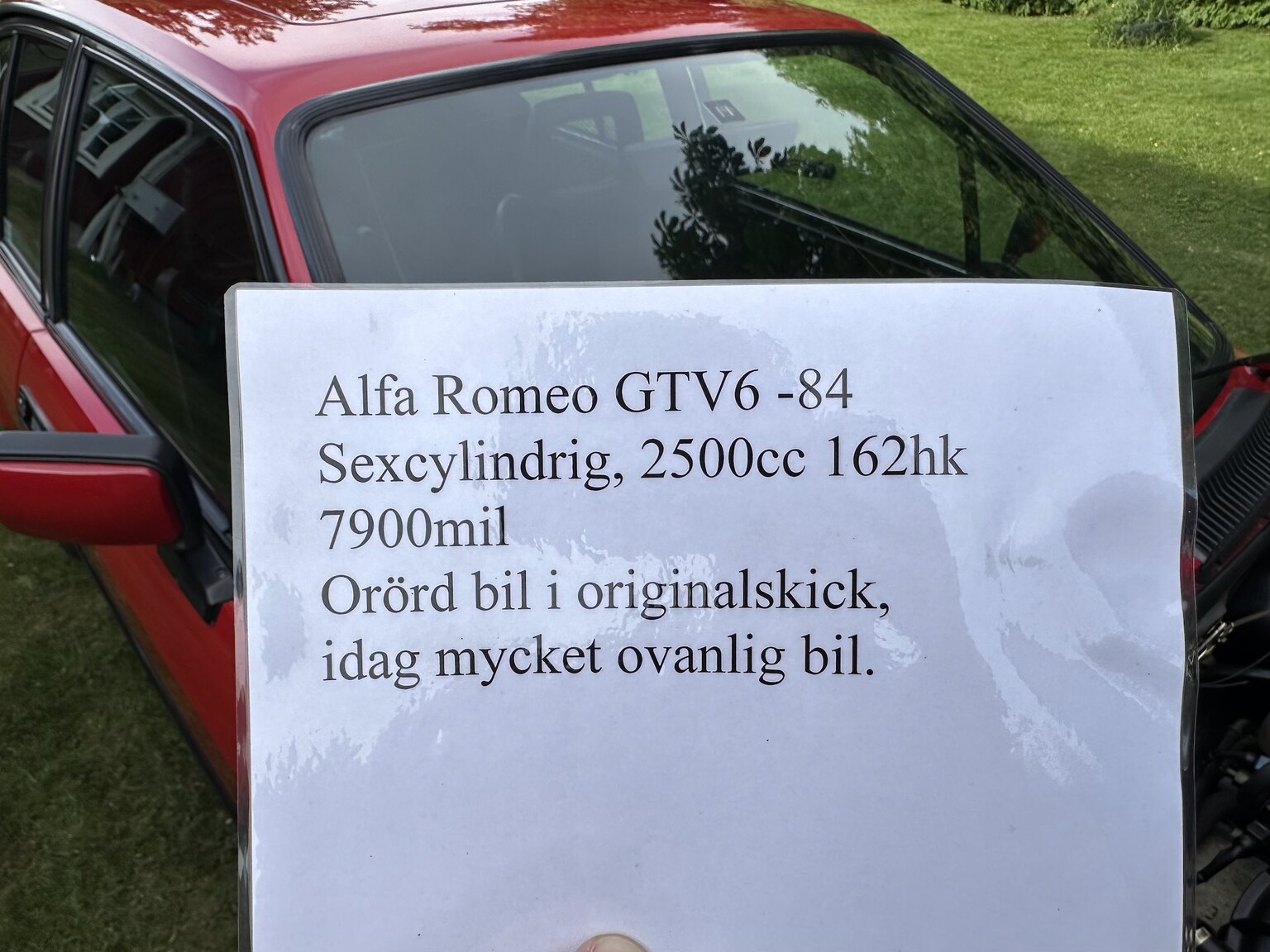Aussenfoto 1984 Alfa Romeo GTV 6 2.5