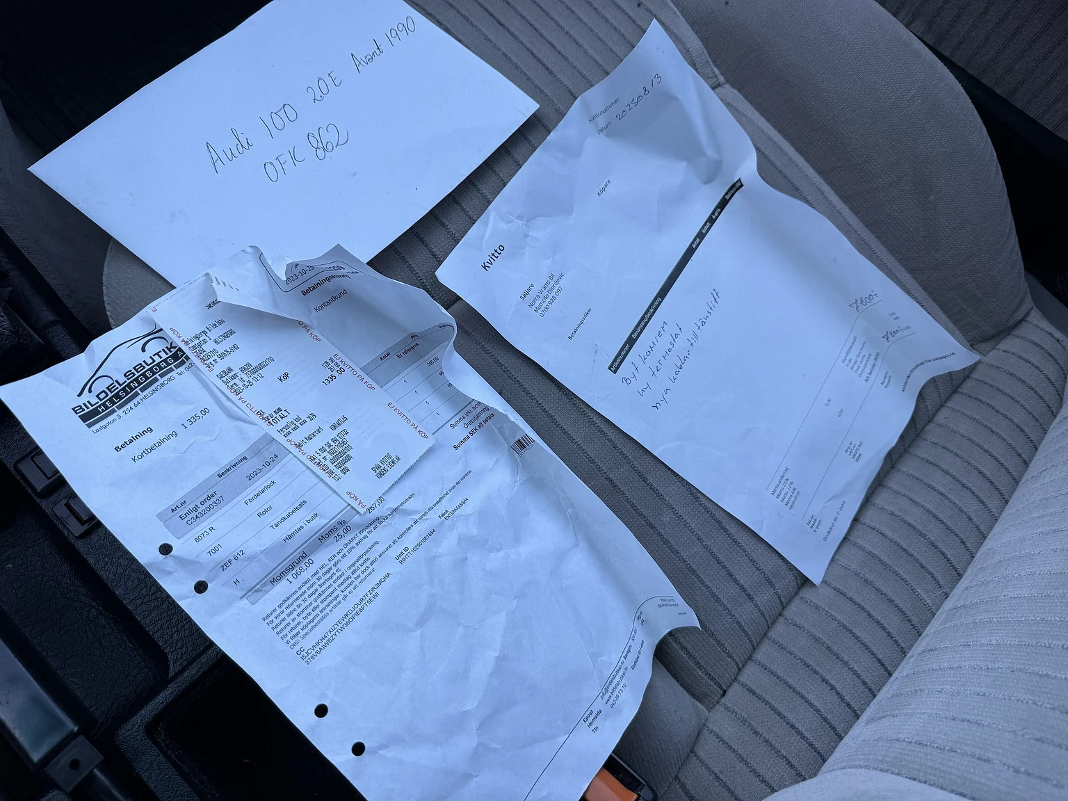 Dokumentation för 1990 Audi 100 Avant (1)