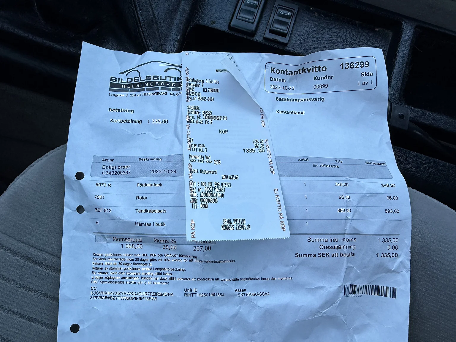 Dokumentation för 1990 Audi 100 Avant (2)