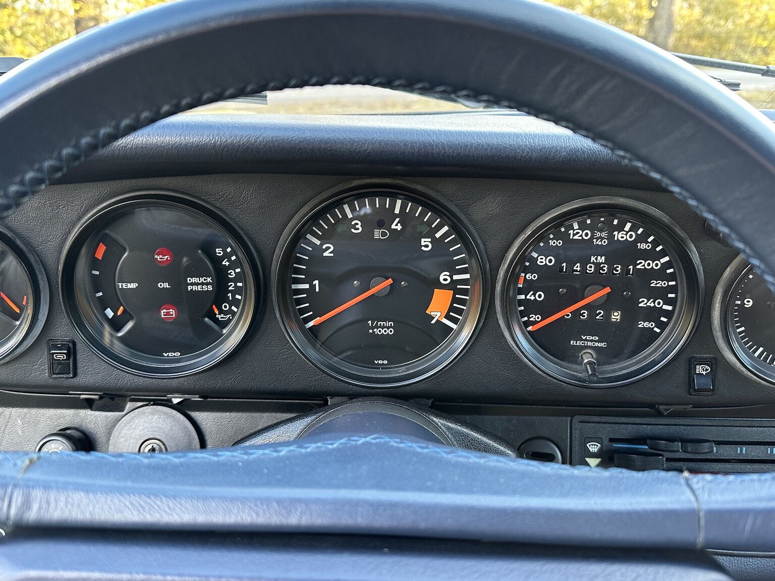 Interior image of 1986 Porsche 911 Carrera 3.2