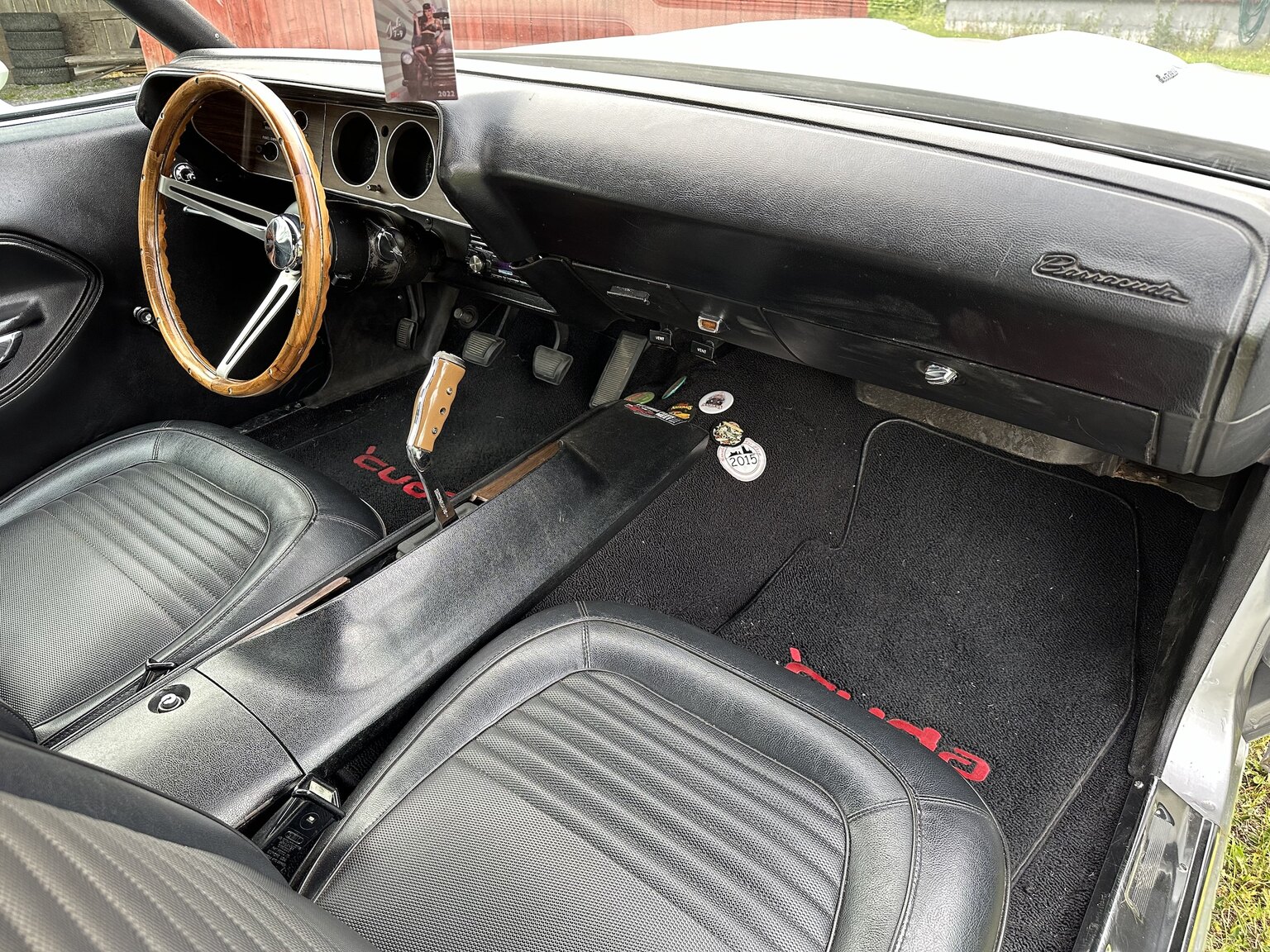 Interiörbild 1970 Plymouth Cuda 383