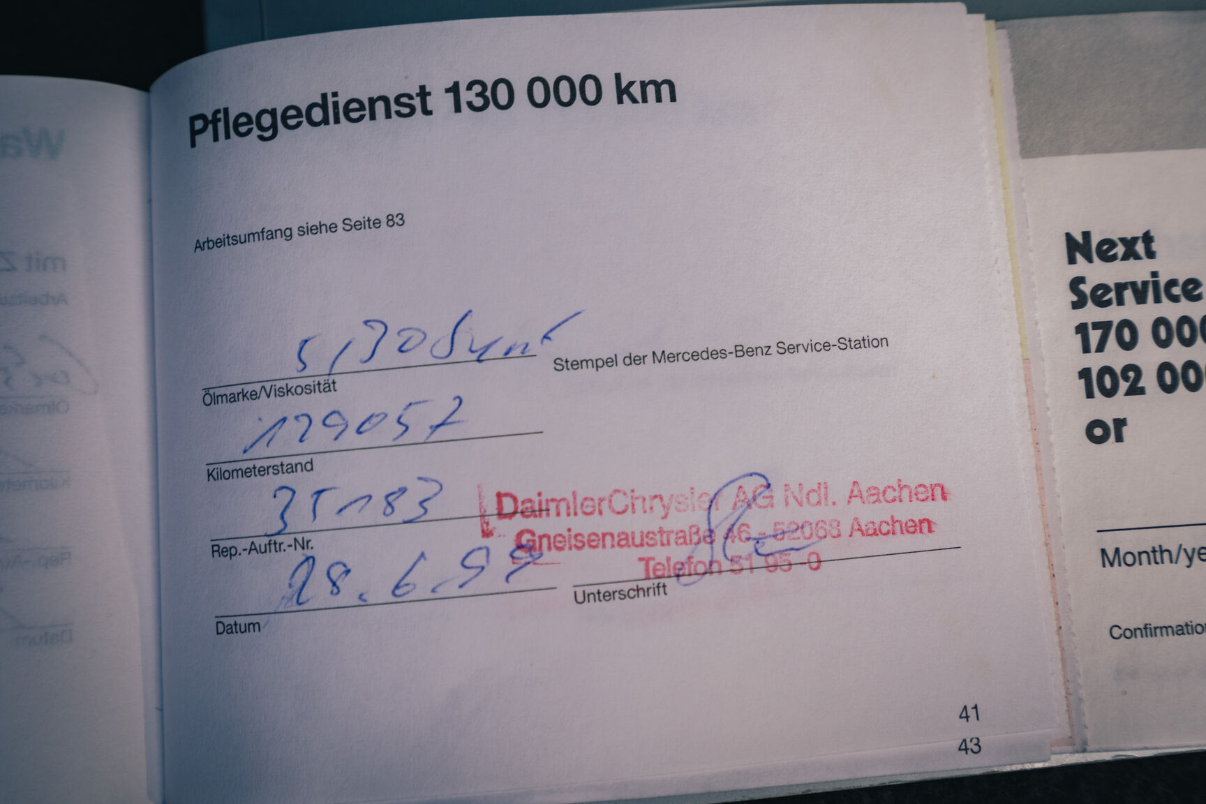 Dokumentation, 1992 Mercedes-Benz 500 SE (16)