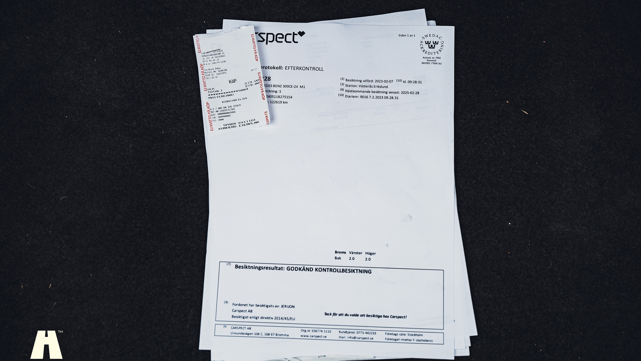 Dokumentation, 1990 Mercedes 300 CE-24