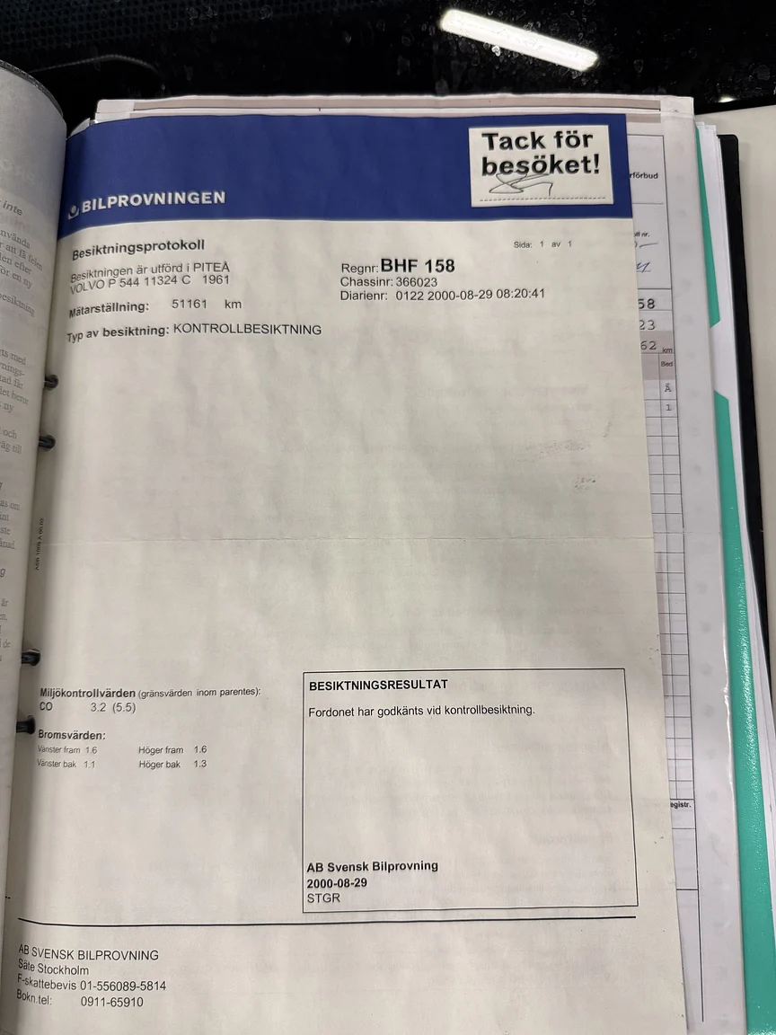 Dokumentation, 1961 Volvo PV544C Sport (19)