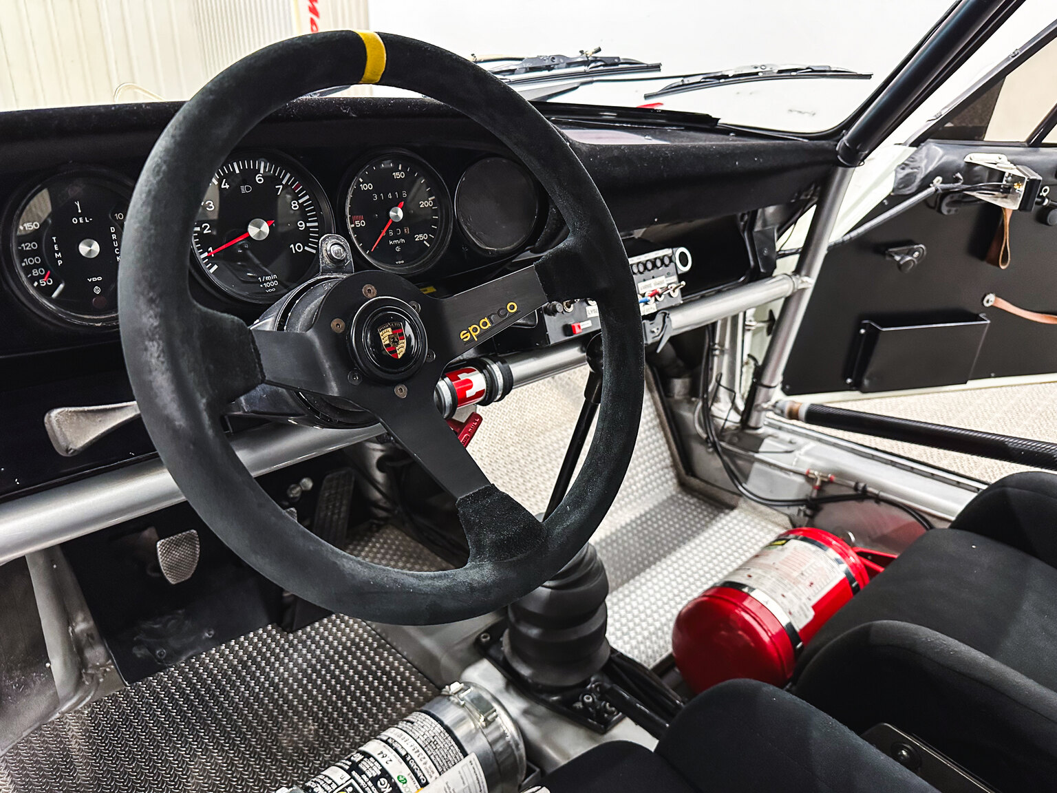 Interiörbild 1971 Porsche 911 RSR Tribute