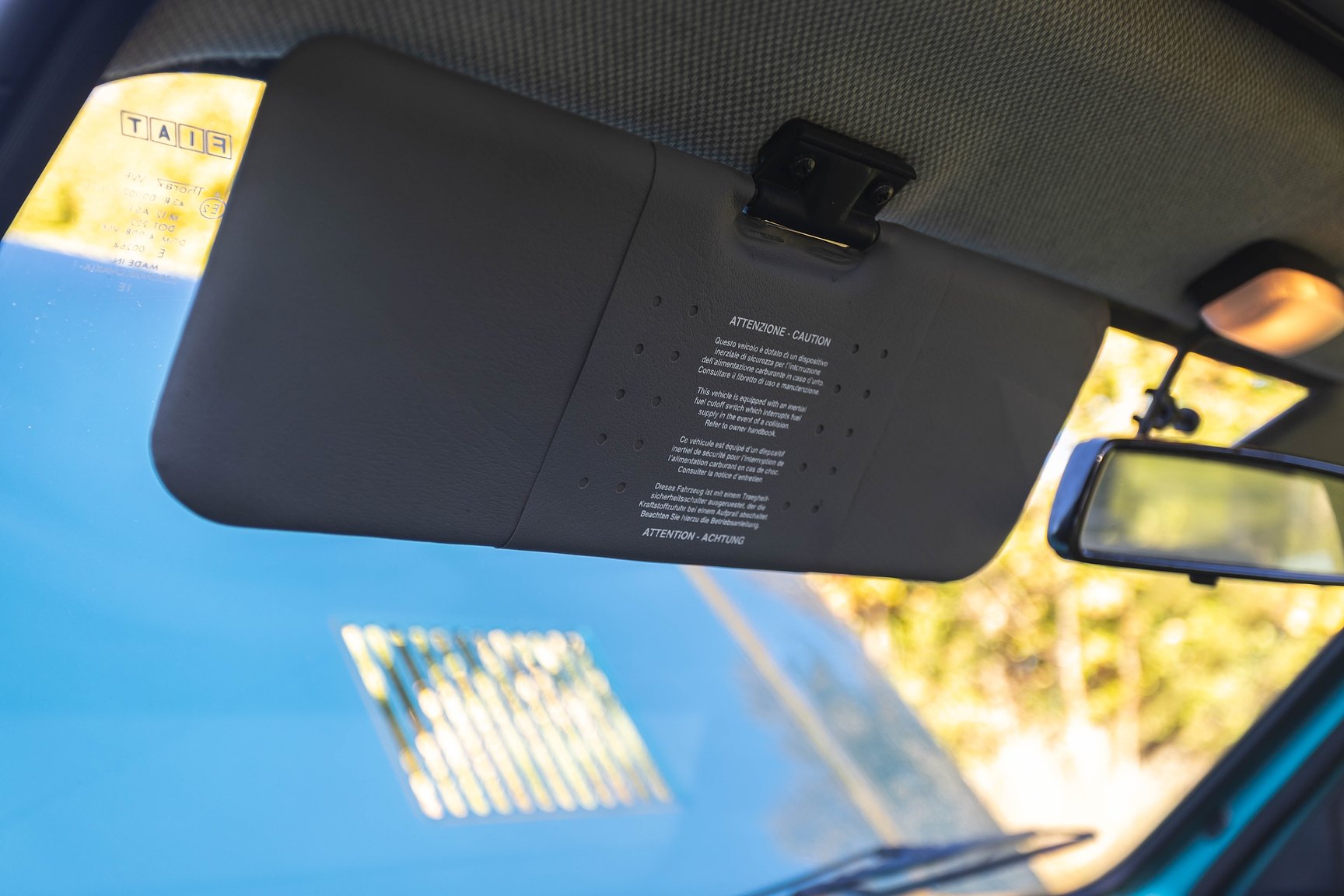 Interiörbild 1996 Fiat Panda CLX Selecta Tetto Apribile
