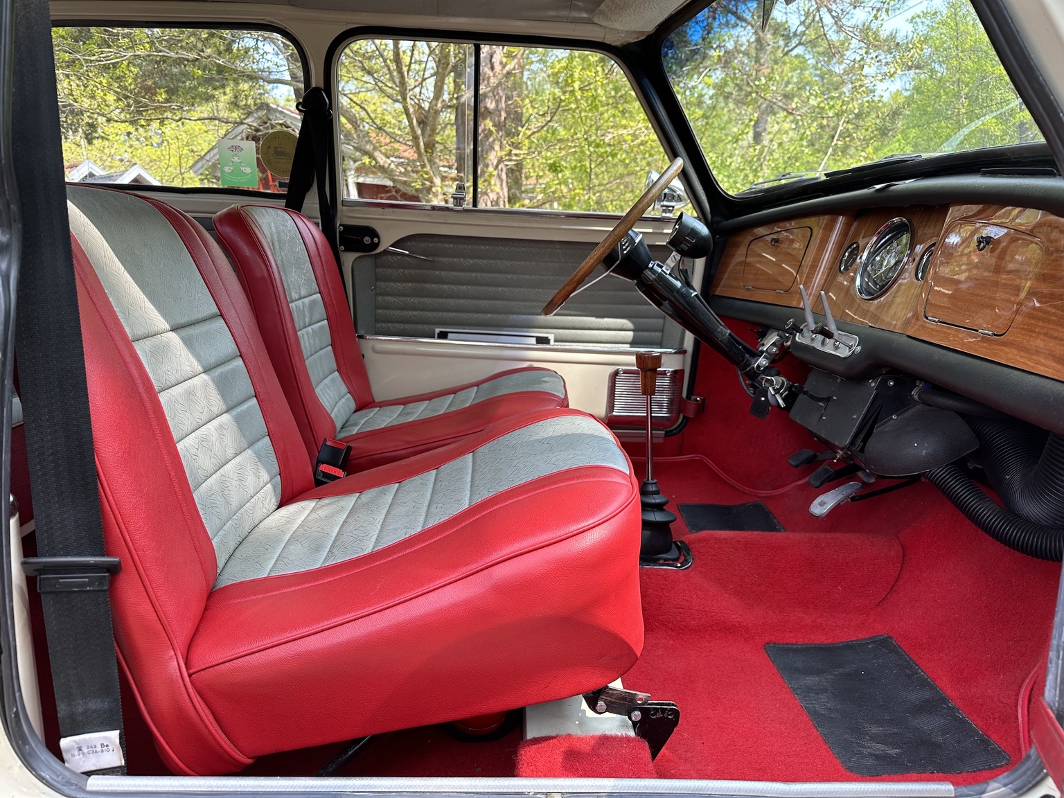 Interiörbild 1966 BMC Cooper (33)