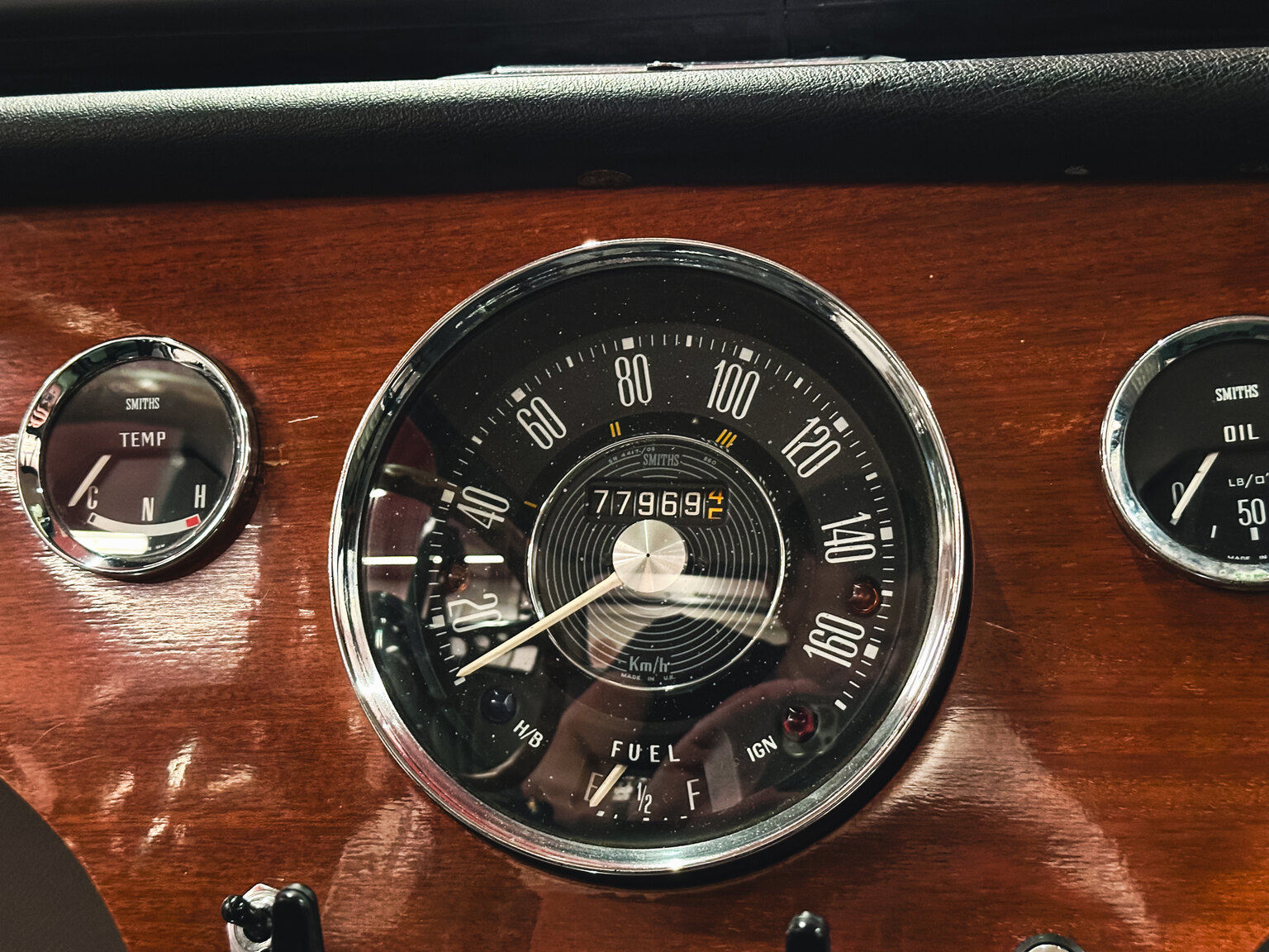 Interiörbild 1965 Austin Cooper