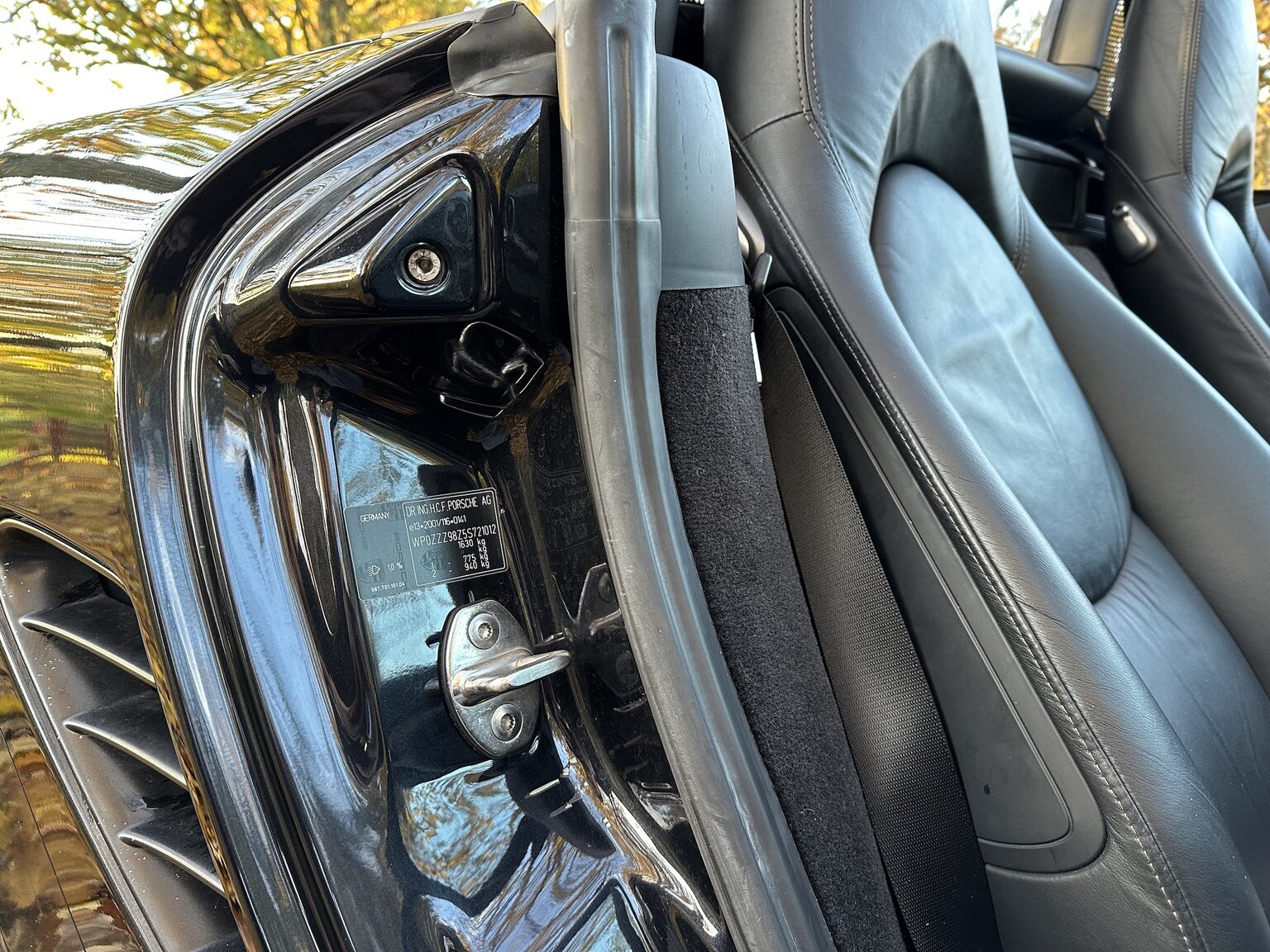 Interiörbild 2005 Porsche Boxster S