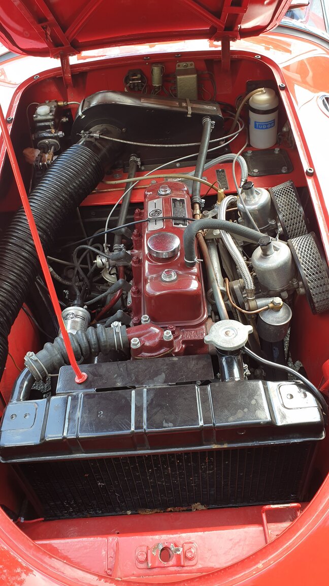 1956 MG MGA 1500, Mekanik