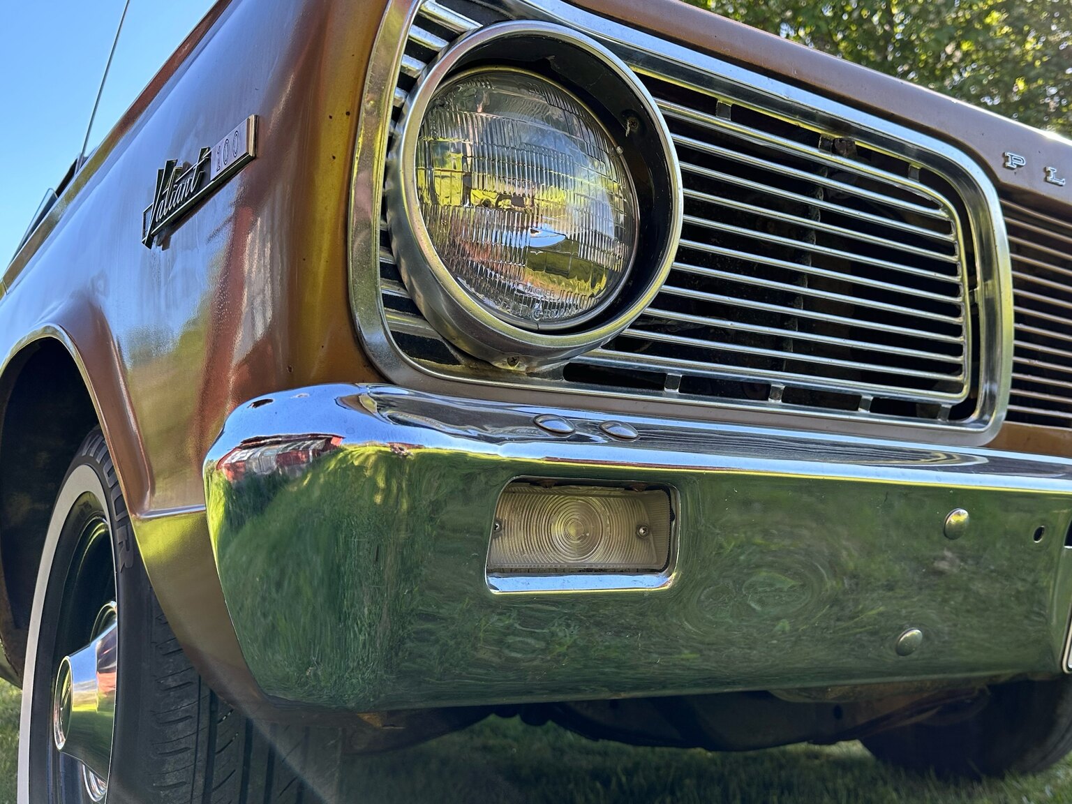 Exterior image of 1966 Plymouth Valiant 100 2-door Sedan