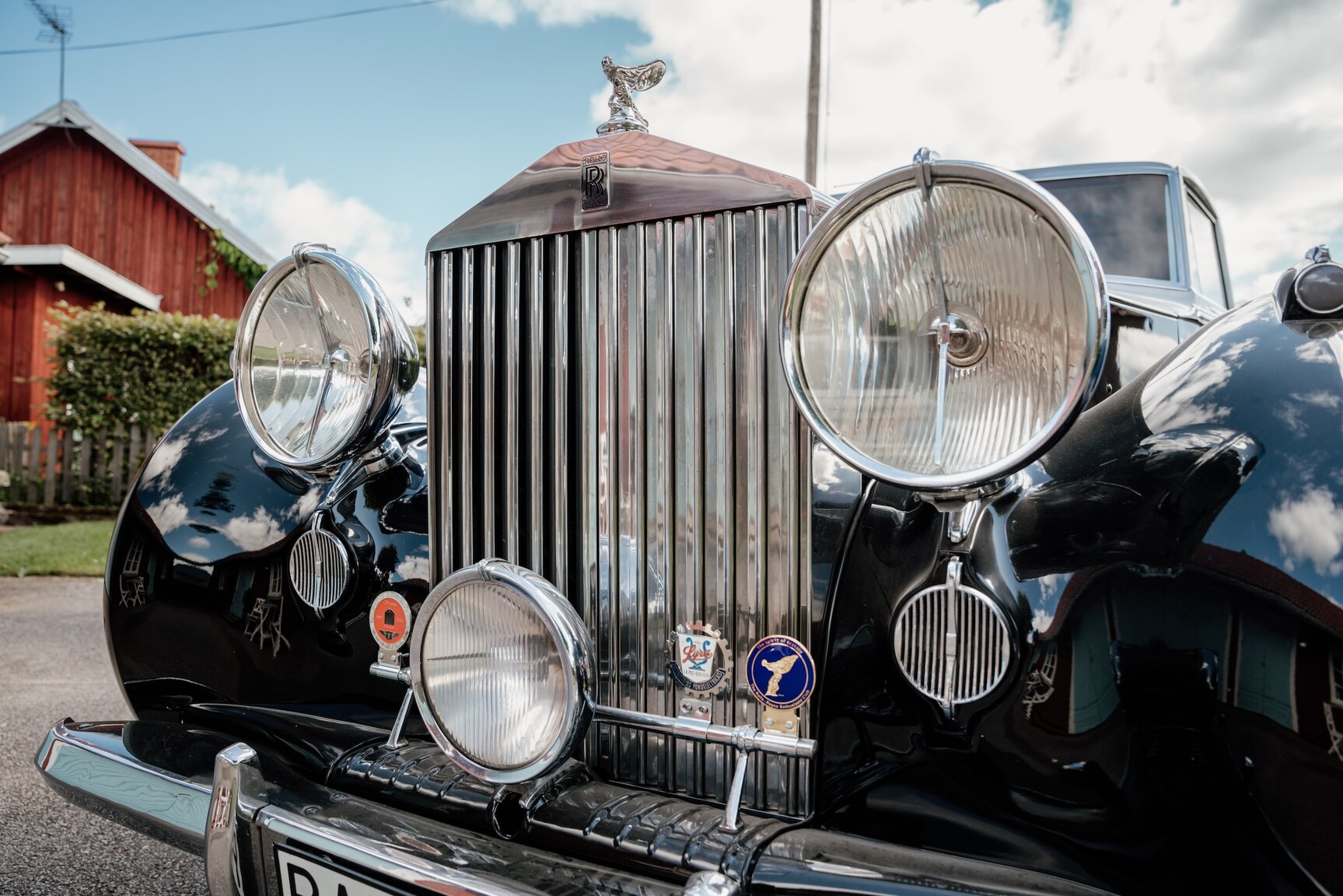 Exteriörbild på 1949 Rolls Royce Silver Wraith