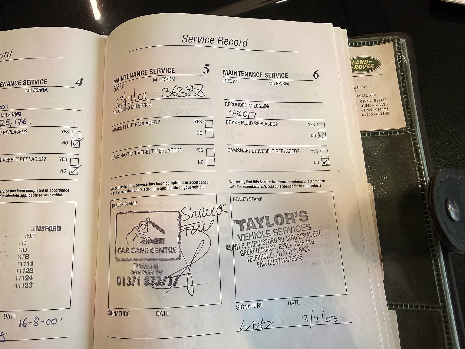 Dokumentation, 1998 Land Rover Range Rover P38 (6)