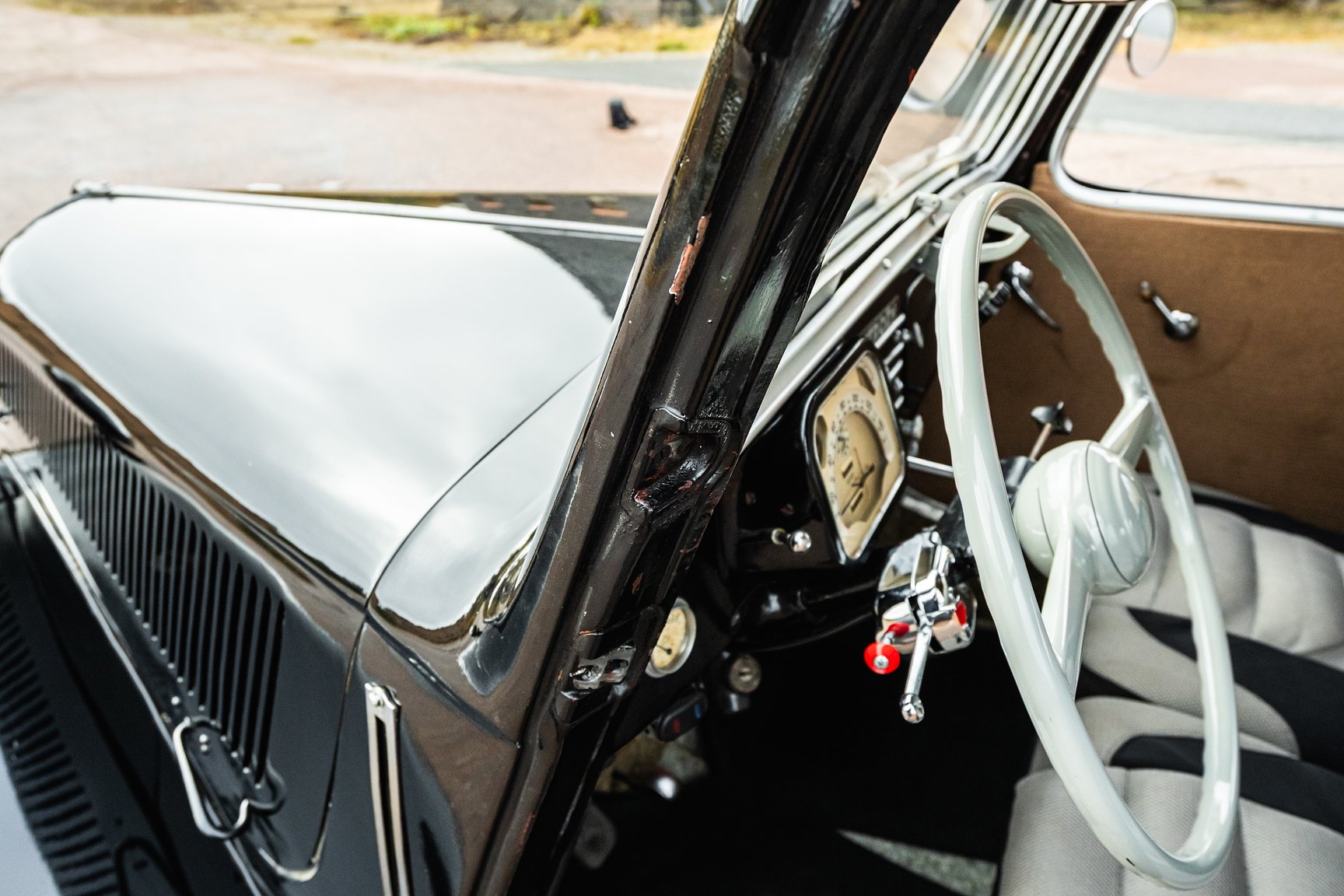Interiörbild 1951 Citroën Berline 11 Sport