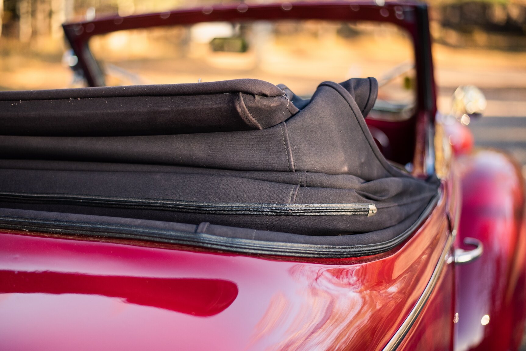Exteriörbild på 1938 Dodge Six Convertible Coupé