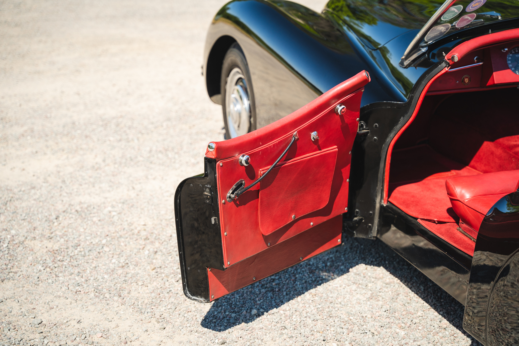 Interiörbild 1951 Jaguar XK 120