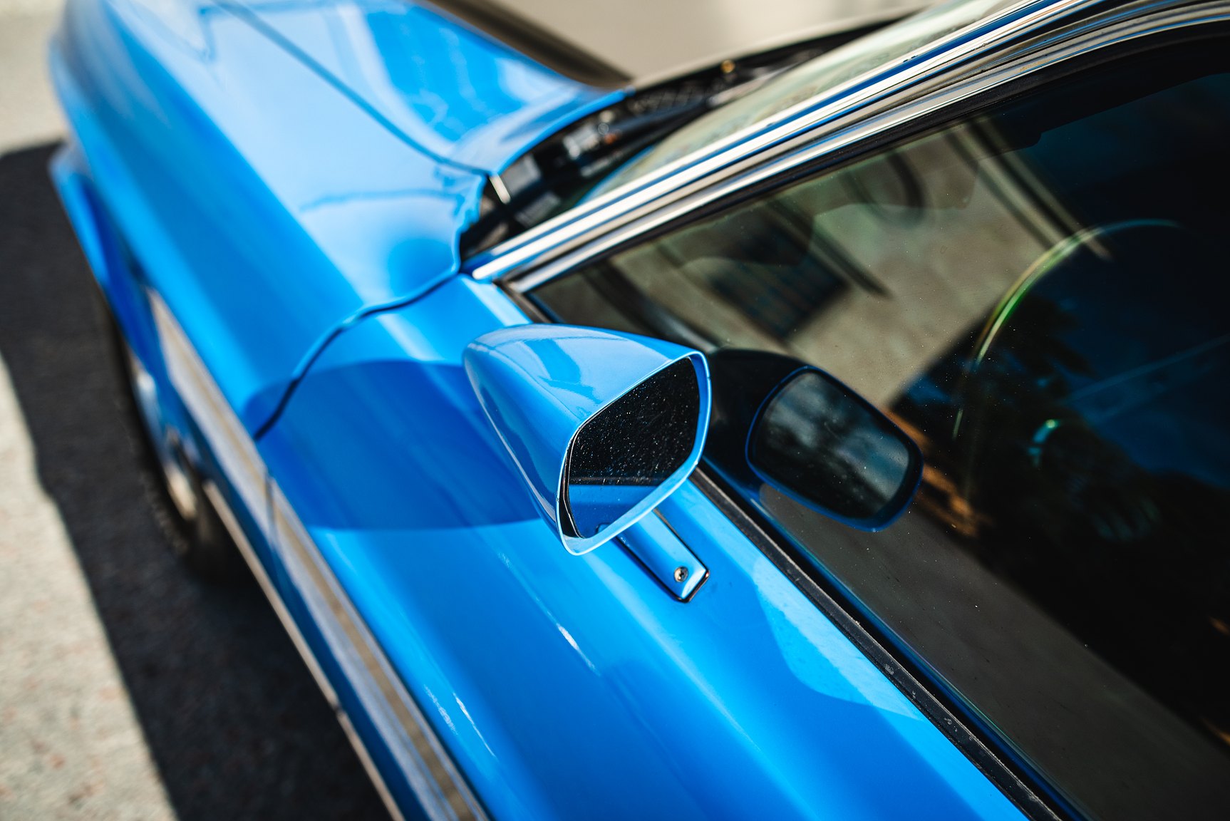 Exteriörbild på 1971 Ford Mustang Mach 1