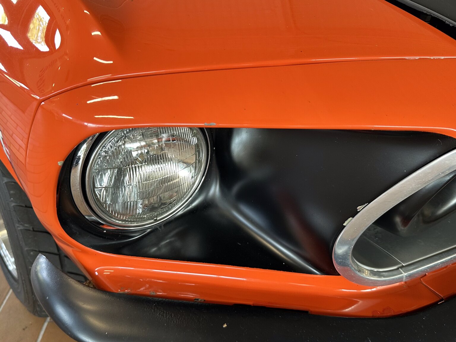 Aussenfoto 1969 Ford Mustang Fastback Boss Race Car