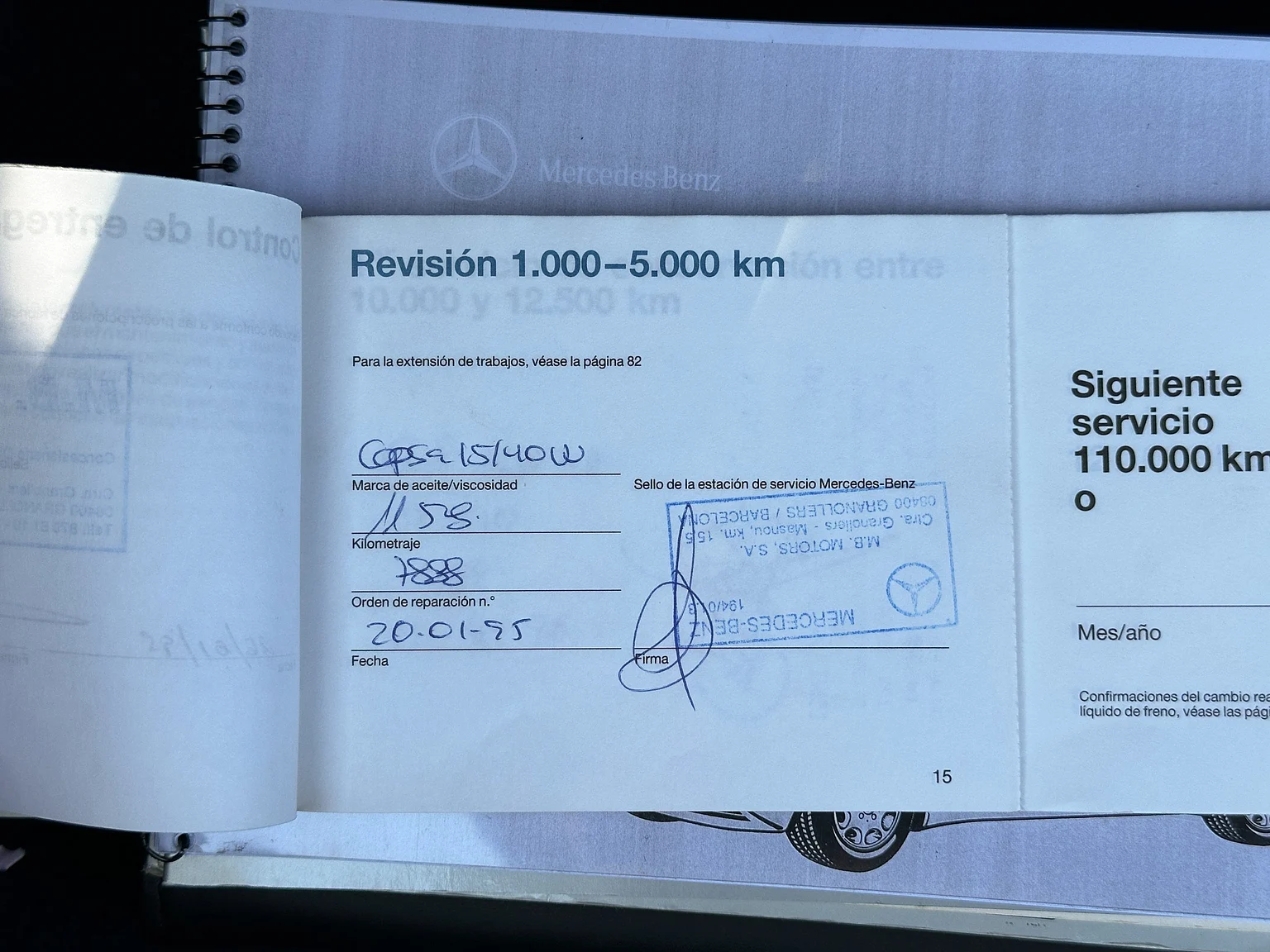 Dokumentation för 1993 Mercedes-Benz 300 CE-24 Cabriolet (7)