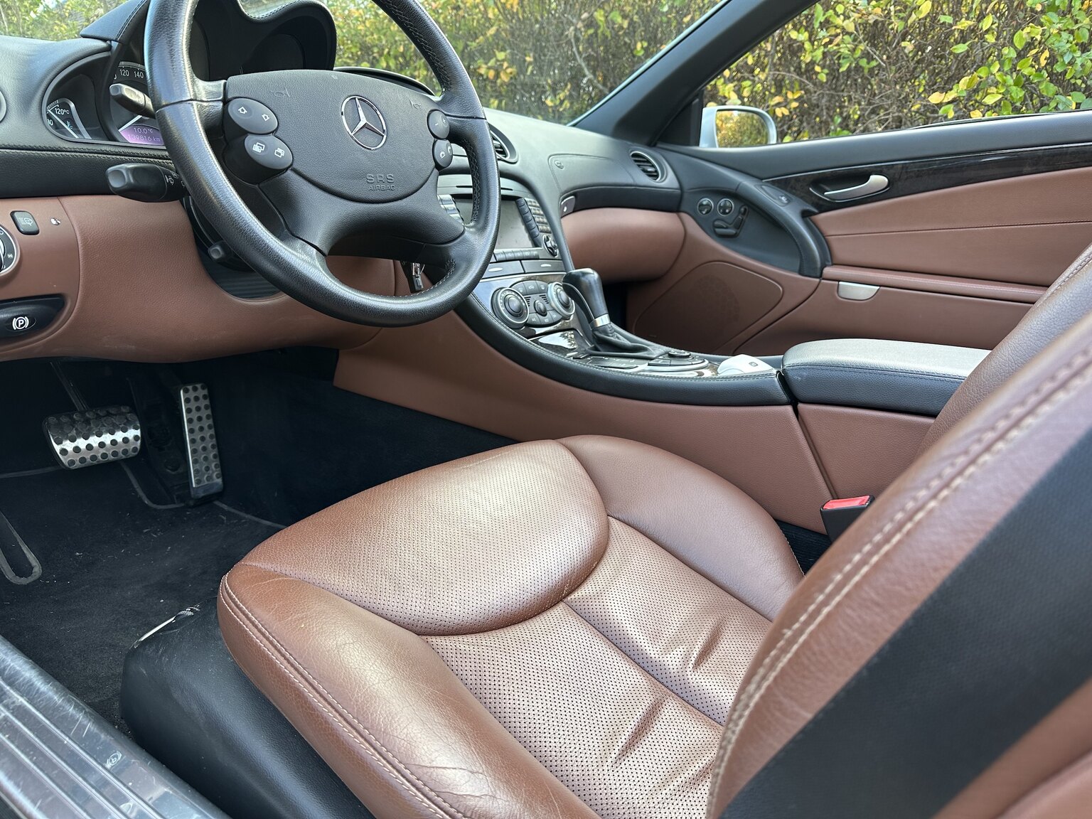 Interiörbild 2007 Mercedes-Benz SL500 AMG