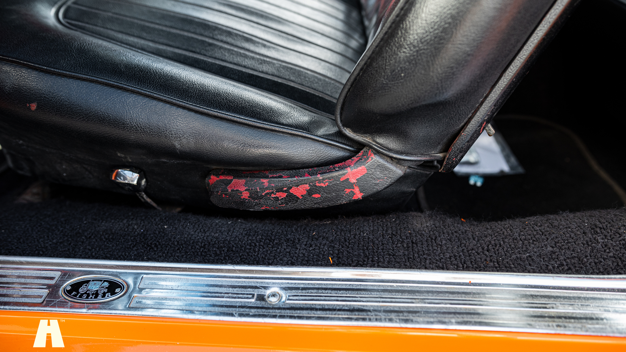 Interiörbild 1968 Chevrolet Camaro Resto