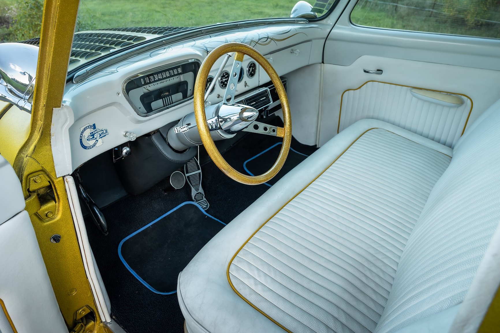Interiörbild 1955 Ford F-100 Kustom