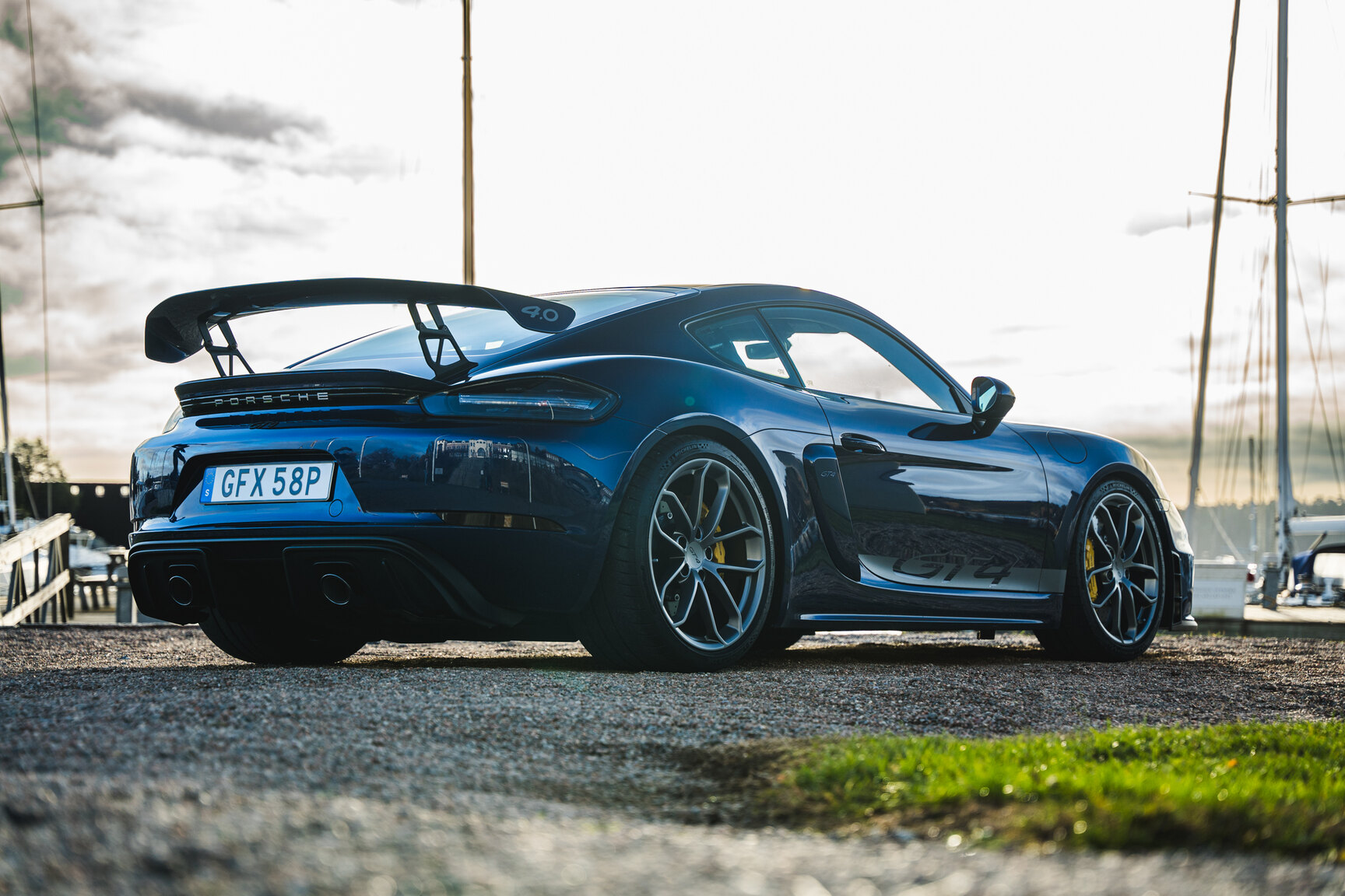 Exterior image of 2020 Porsche 718 Cayman GT4