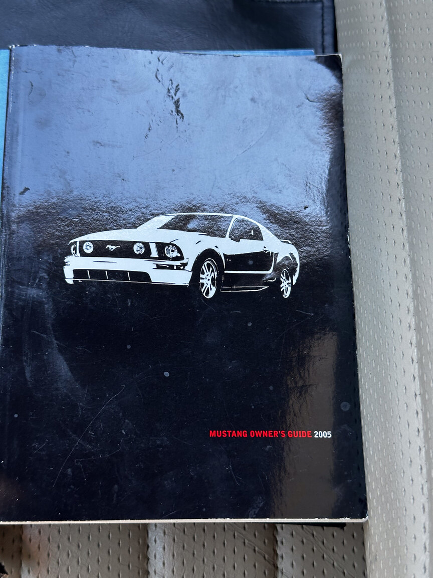 Documentation for 2005 Ford Mustang GT Cabriolet