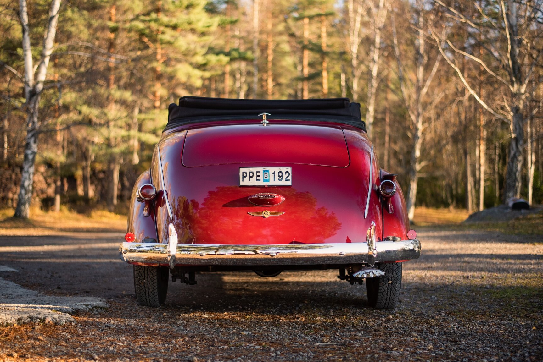Exterior image of 1938 Dodge Six Convertible Coupé