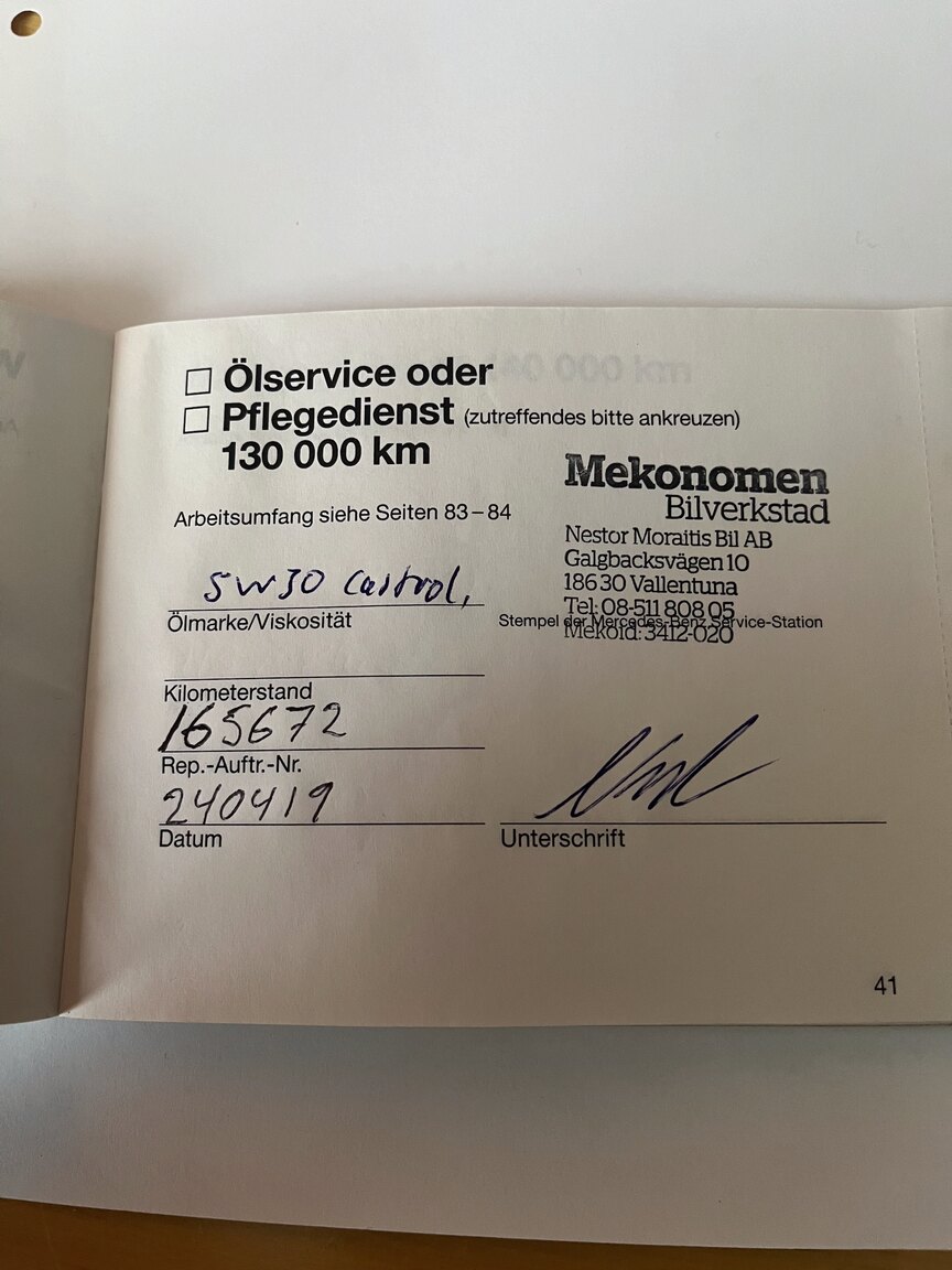 Dokumentation för 1992 Mercedes-Benz SL 500