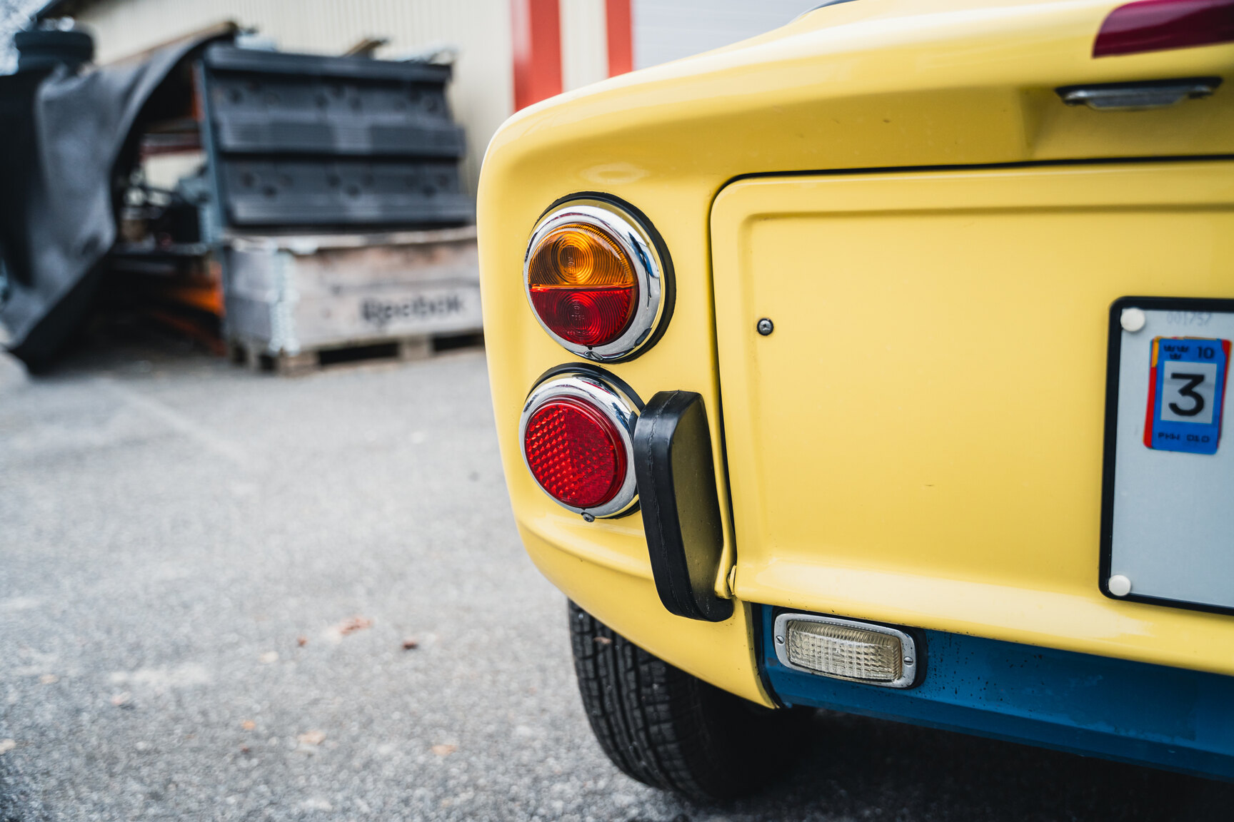 Exteriörbild på 1969 Saab Sonett II