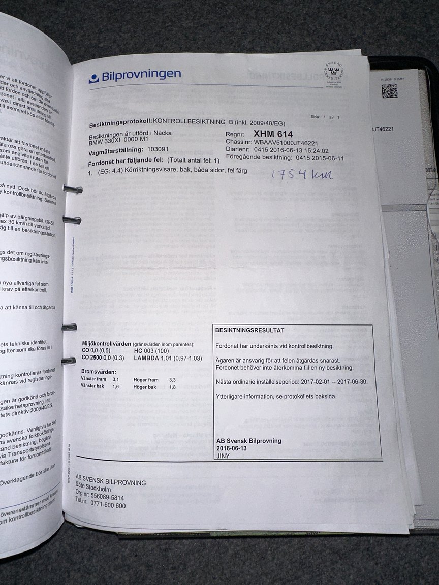 Documentation for 2001 BMW 330Xi