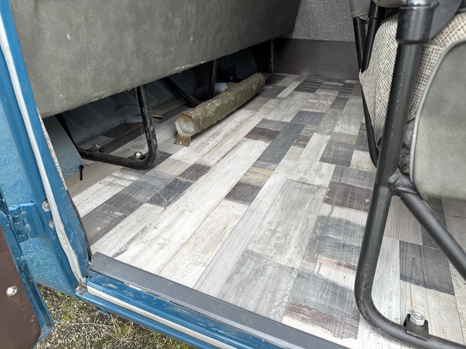 Interiörbild 1967 Volkswagen T1 Kleinbus