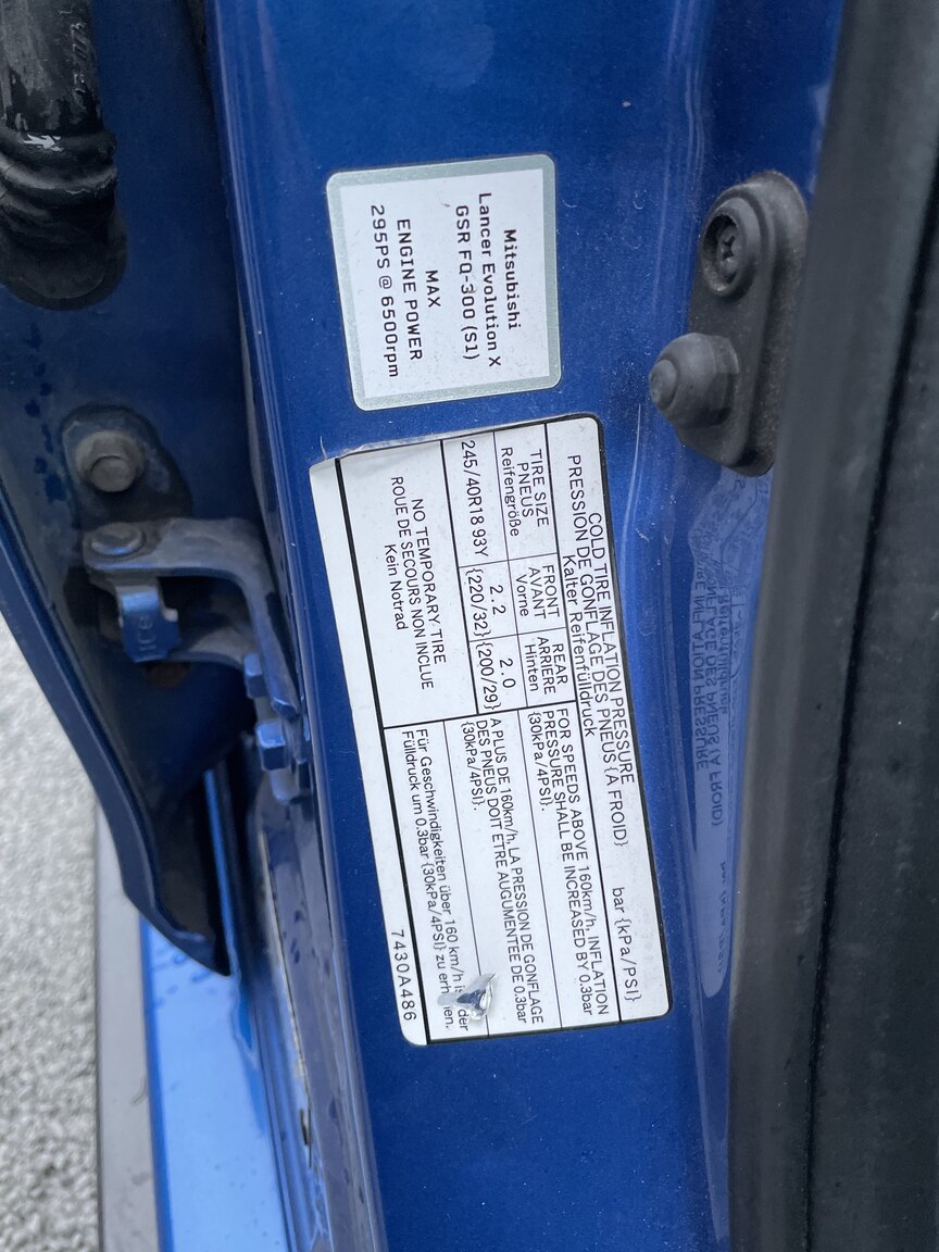 Image of 2008 Mitsubishi Lancer EVO X mechanics