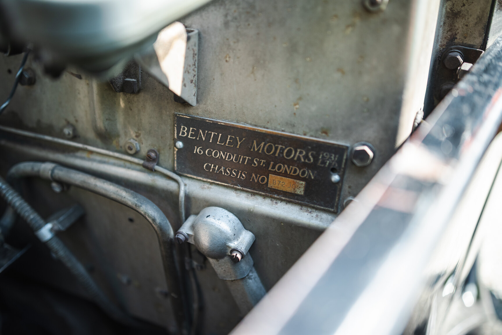 Image of 1950 Bentley 4 1/4 Litre mechanics